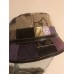 COACH WOMEN'S MULTI COLOR PATCHWORK COLLECTION BUCKET HAT S/P LEATHER SUEDE   eb-55867768